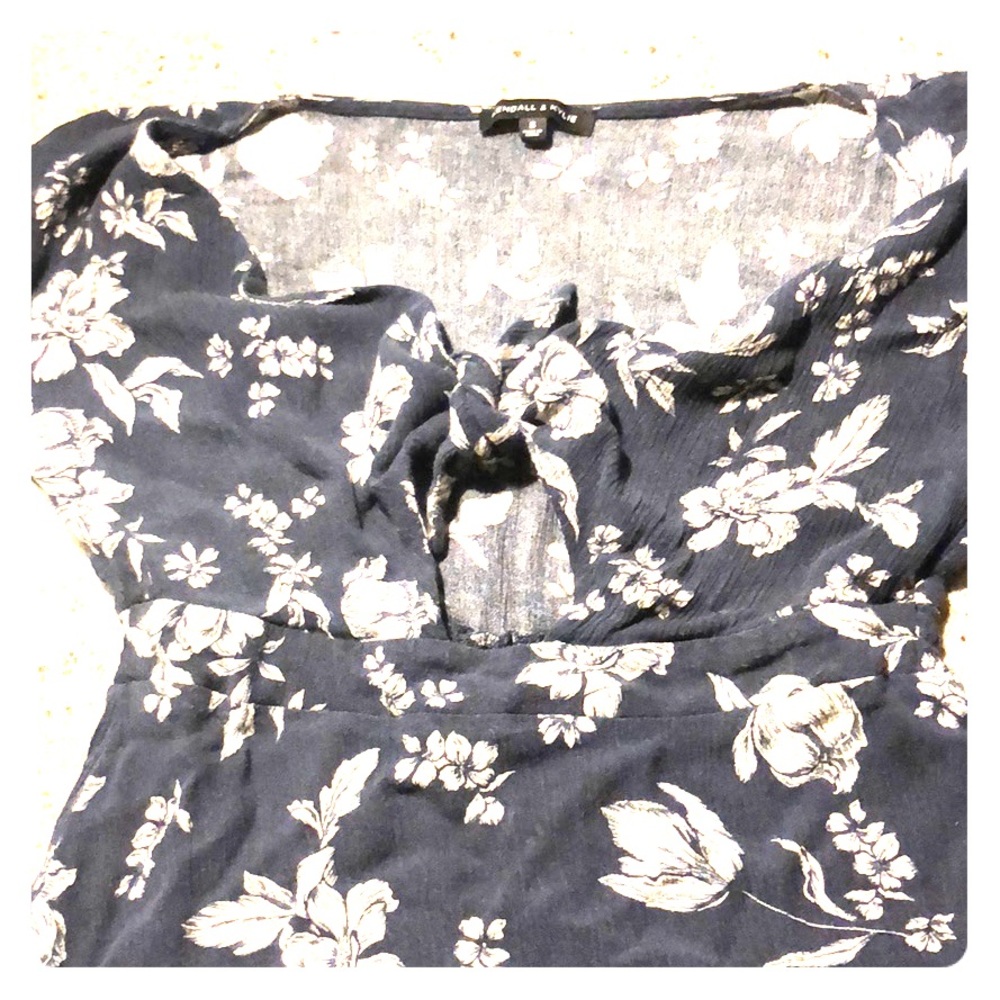 Micro Mini front tie dress